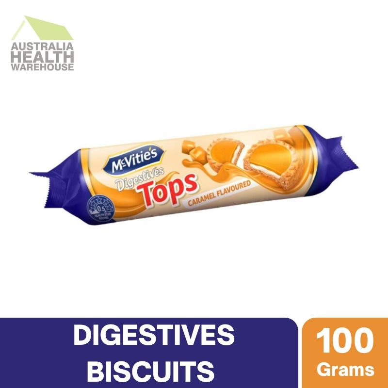 [Expiry: 03/12/2026] McVitie's Digestives Tops Caramel 100g