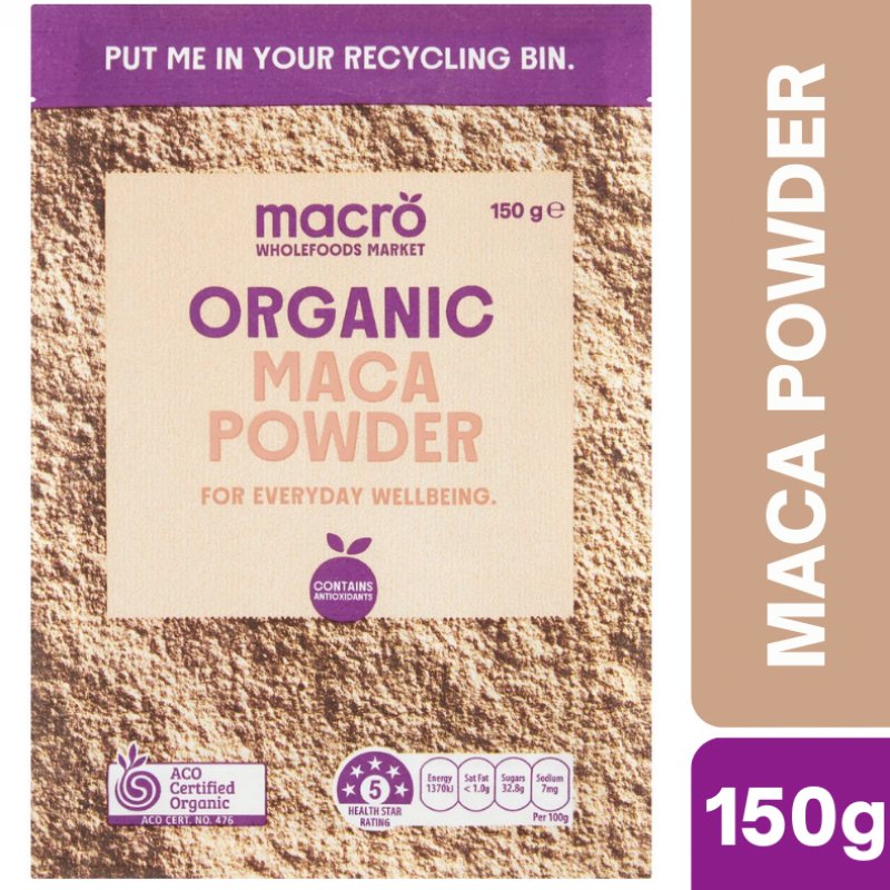 [Expiry Date: 11/02/2027] Woolworths Macro Organic Maca Powder 150g