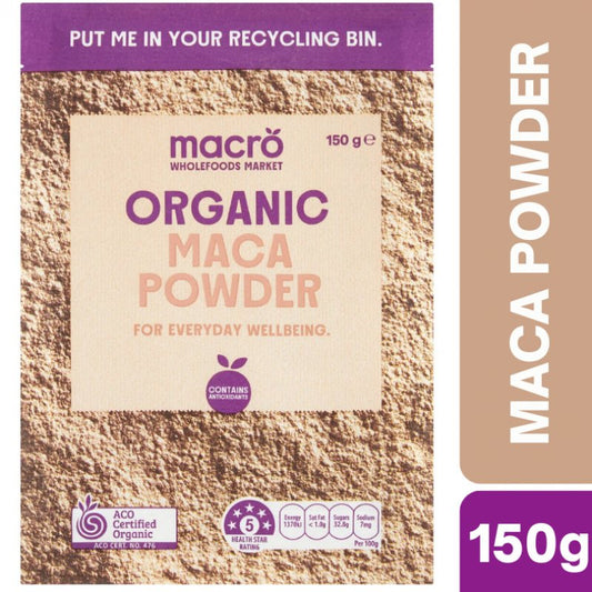 [Expiry Date: 11/02/2027] Woolworths Macro Organic Maca Powder 150g