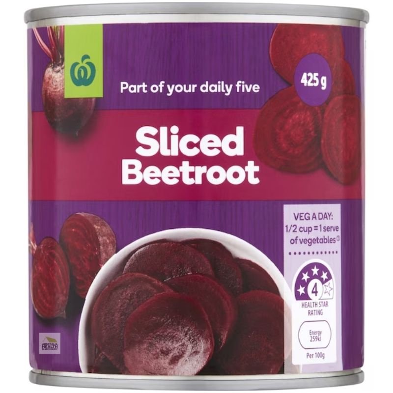 [Expiry: 01/06/2028] Woolworths Sliced Beetroot 425g|Oz Mart