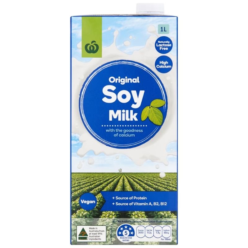 [Expiry Date: 13/10/2026] Woolworths Soy Milk 1 Litre