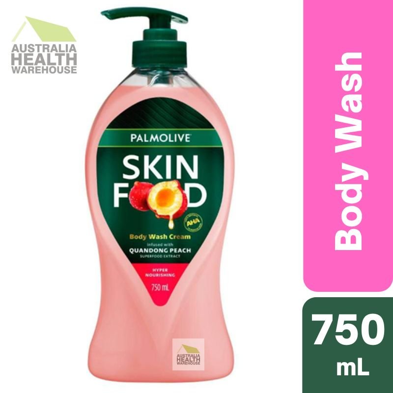 Palmolive Skin Food Body Wash Quandong Peach 750mL
