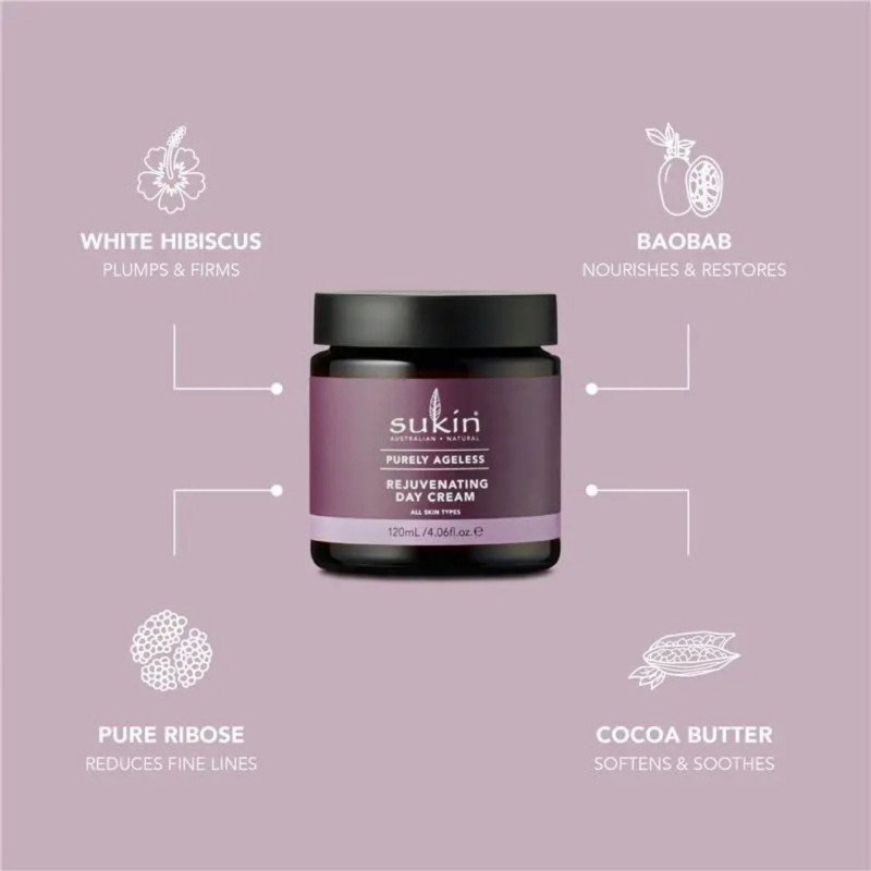 Sukin Purely Ageless Rejuvenating Day Cream 120mL