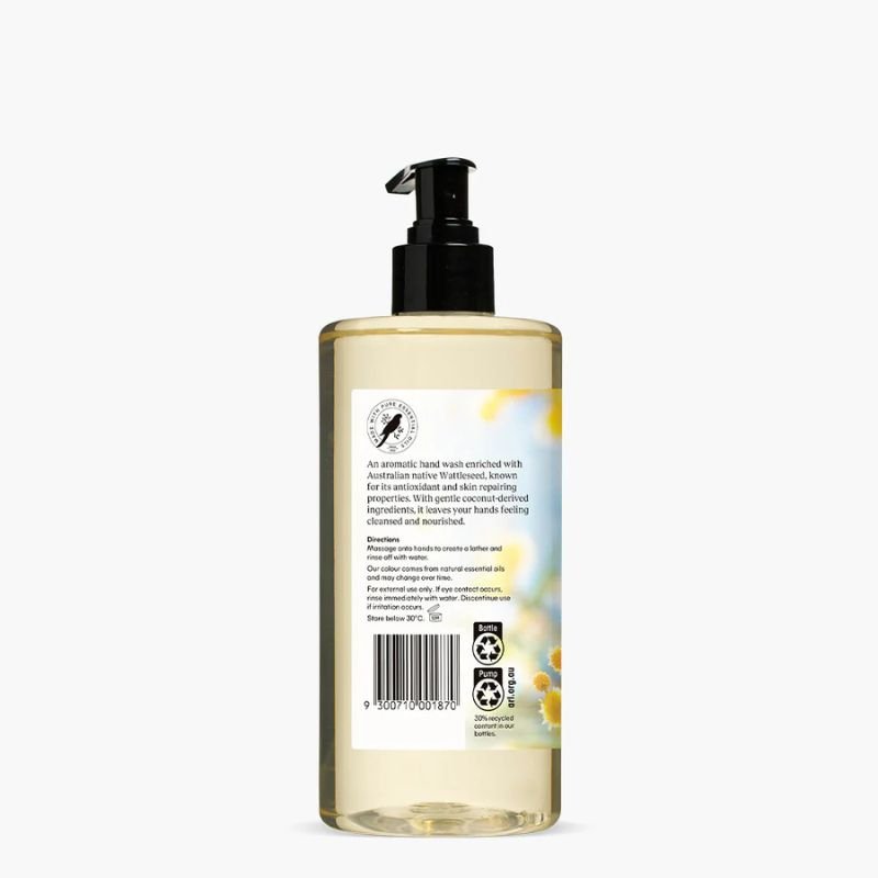 Bosisto's Wattleseed & Orange Hand Wash Pump 500mL