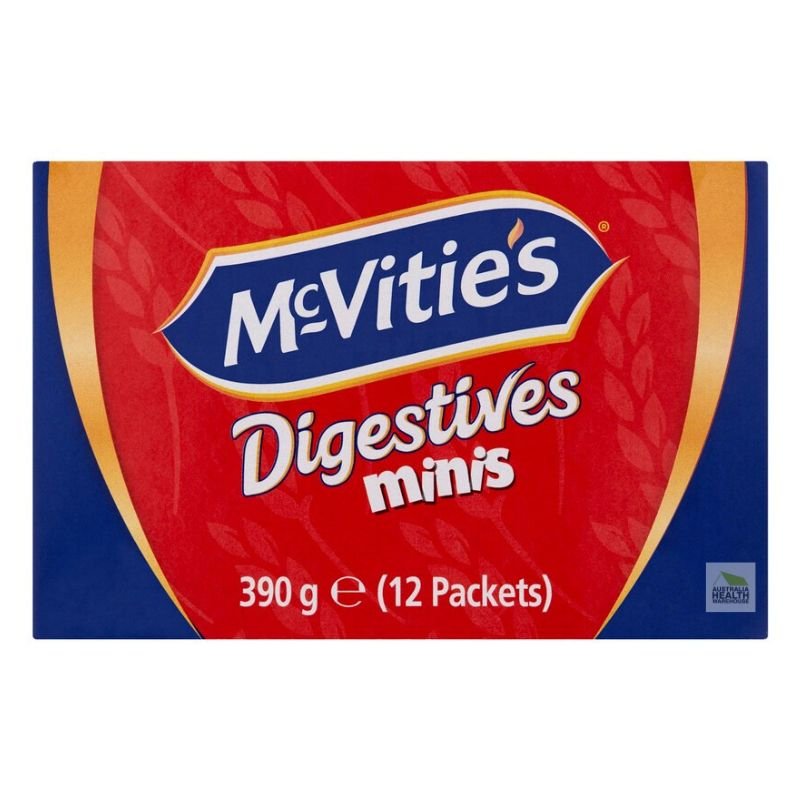 [Expiry: 06/01/2026] McVitie's Digestives Minis 12 Packs 390g
