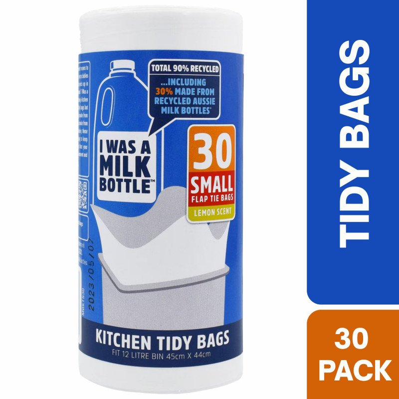 I Was A Milk Bottle Kitchen Tidy Bag Small Lemon Scented 30 Pack