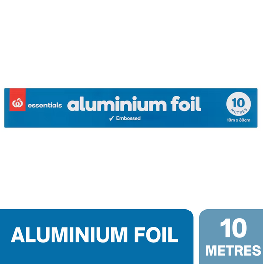 Woolworths Essentials Aluminium Foil 10 Metres