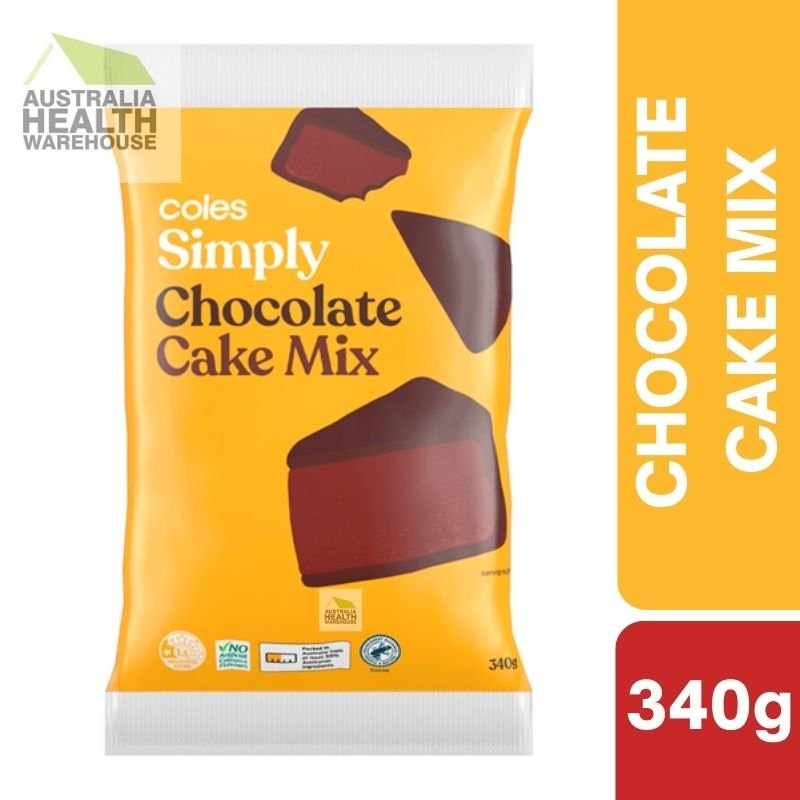 [Expiry Date: 30/10/2026] Coles Simply Chocolate Cake Mix 340g