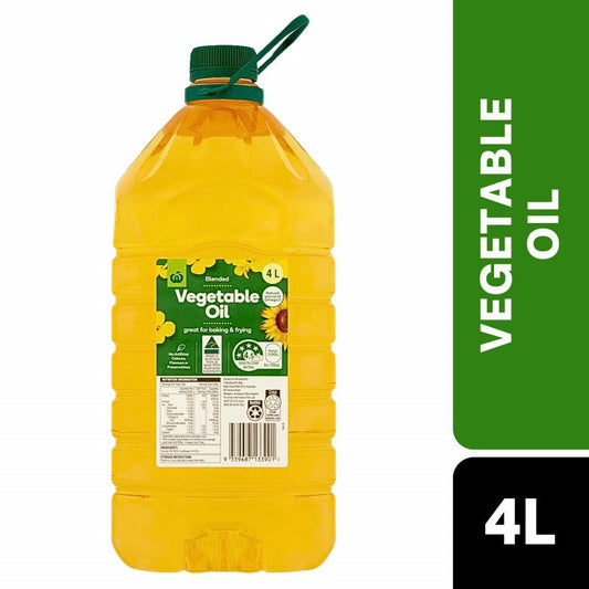[Expiry Date: 19/08/2027] Woolworths Blended Vegetable Oil 4 Litre