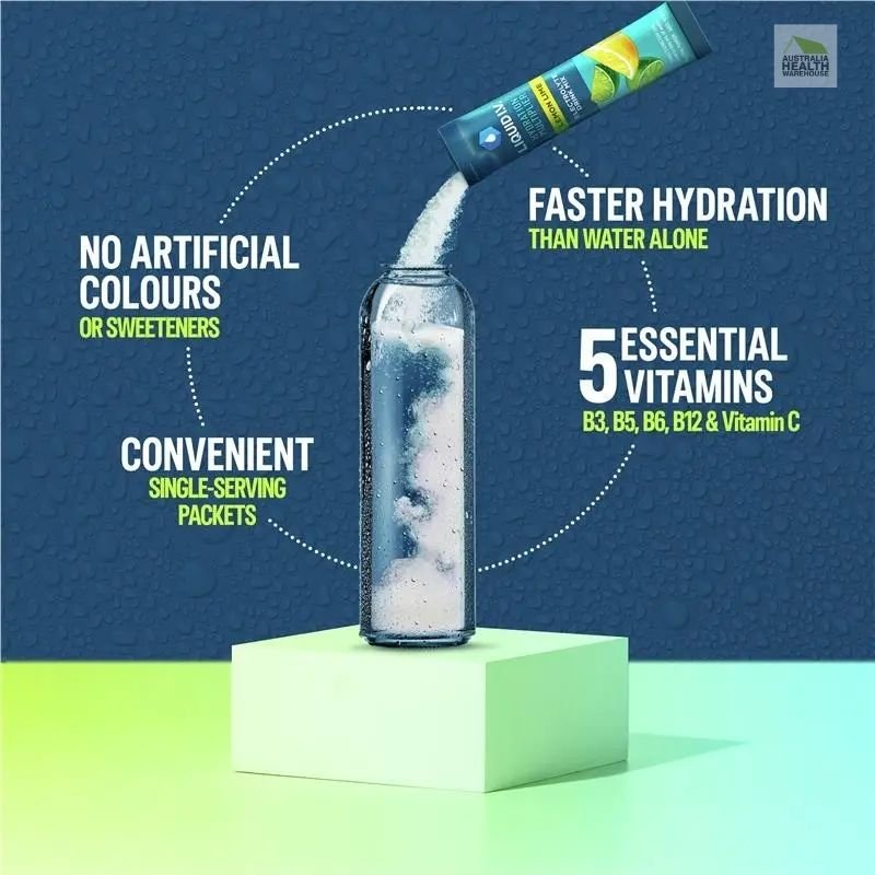 [Expiry: 11/2026] Liquid I.V. Hydration Multiplier 10 Powder Sticks - Lemon Lime Flavour