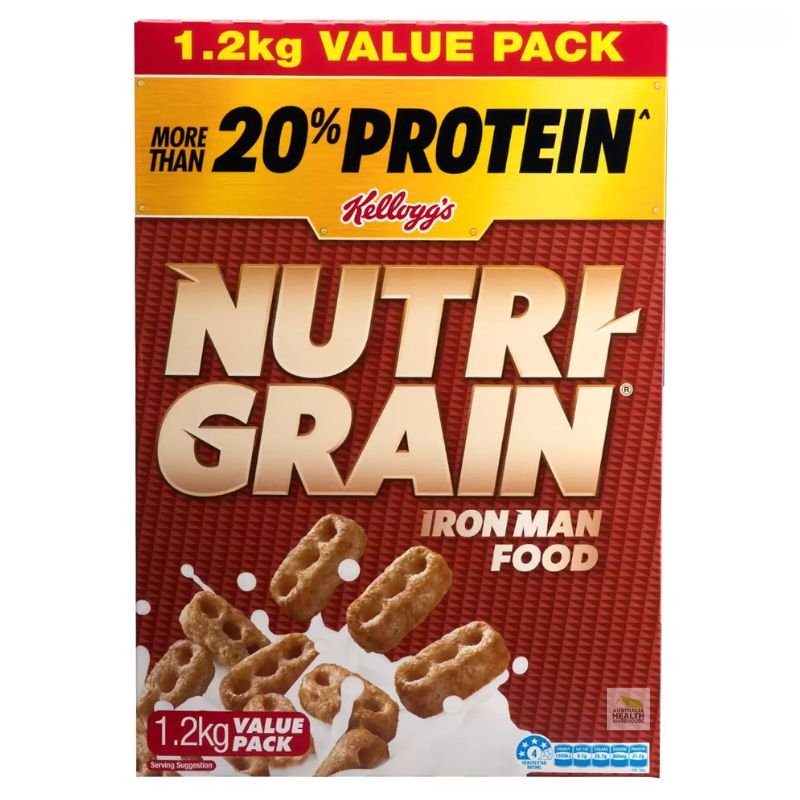 [Expiry: 18/09/2026] Kelloggs Nutri-Grain 1.2kg
