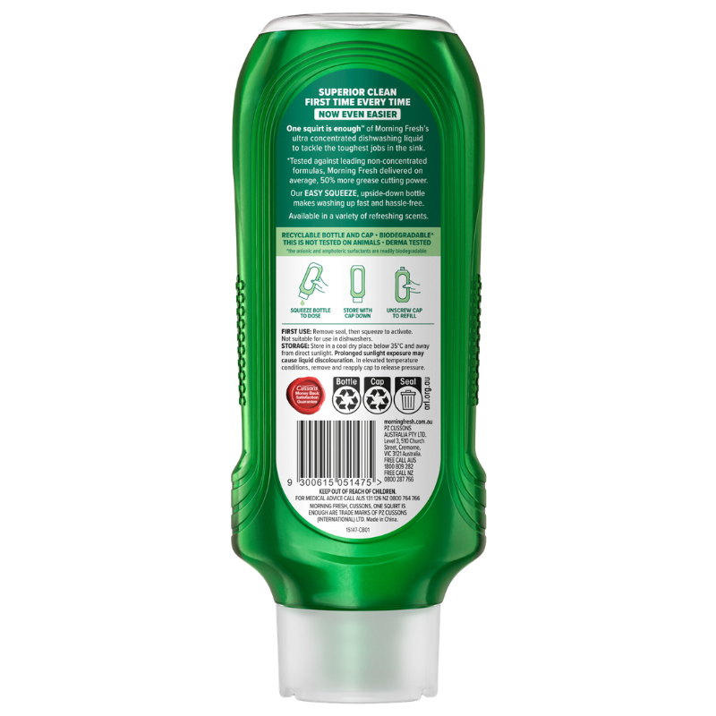 Morning Fresh Easy Squeeze Dishwashing Liquid Lemon 600mL