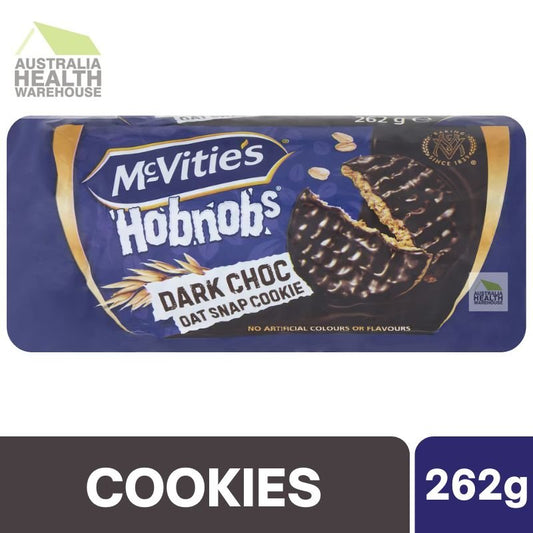 [Expiry: 05/09/2026] Mcvitie's Hobnobs Dark Choc Oat Snap Cookie 262g