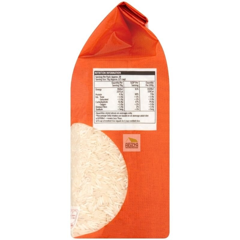 [Expiry Date: 06/2027] Woolworths Basmati Rice 2kg