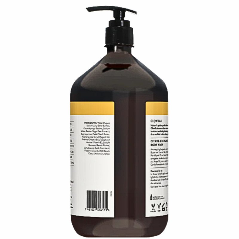 [Expiry: 02/2028] Glow Lab Citrus & Bergamot Body Wash 1.35 Litre