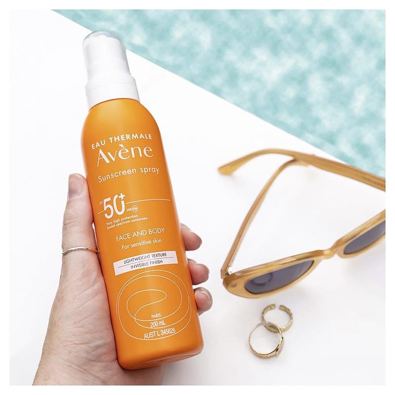 [Expiry: 09/2025] Avène Sunscreen SPF 50+ Face & Body For Sensitive Skin Spray 200mL