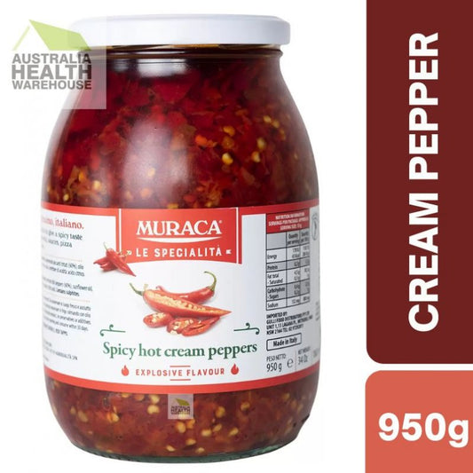 [Expiry: 31/10/2027] Muraca Spicy Hot Peppers 950g
