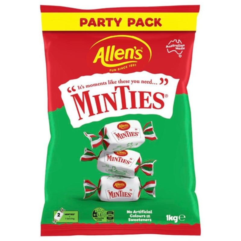 [Expiry Date: 30/04/2027] Allens Minties 1kg