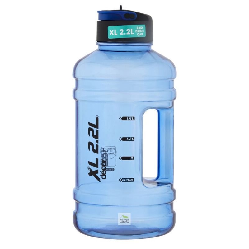 Decor XL Chugger Tritan Drink Bottle 2.2 Litre (BLUE)