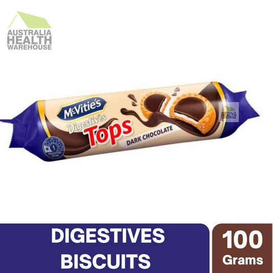 [Expiry Date: 03/09/2026] McVitie's Digestives ChocTops Milk Chocolate 100g