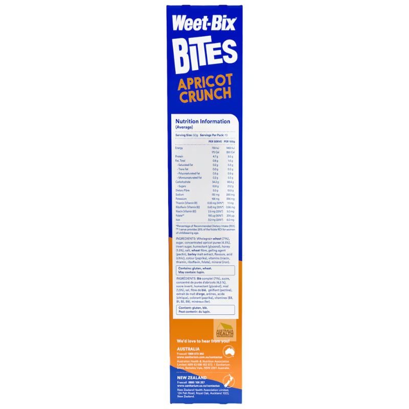 [Expiry: 03/09/2026] Sanitarium Weet-Bix Bites Apricot Breakfast Cereal 500g