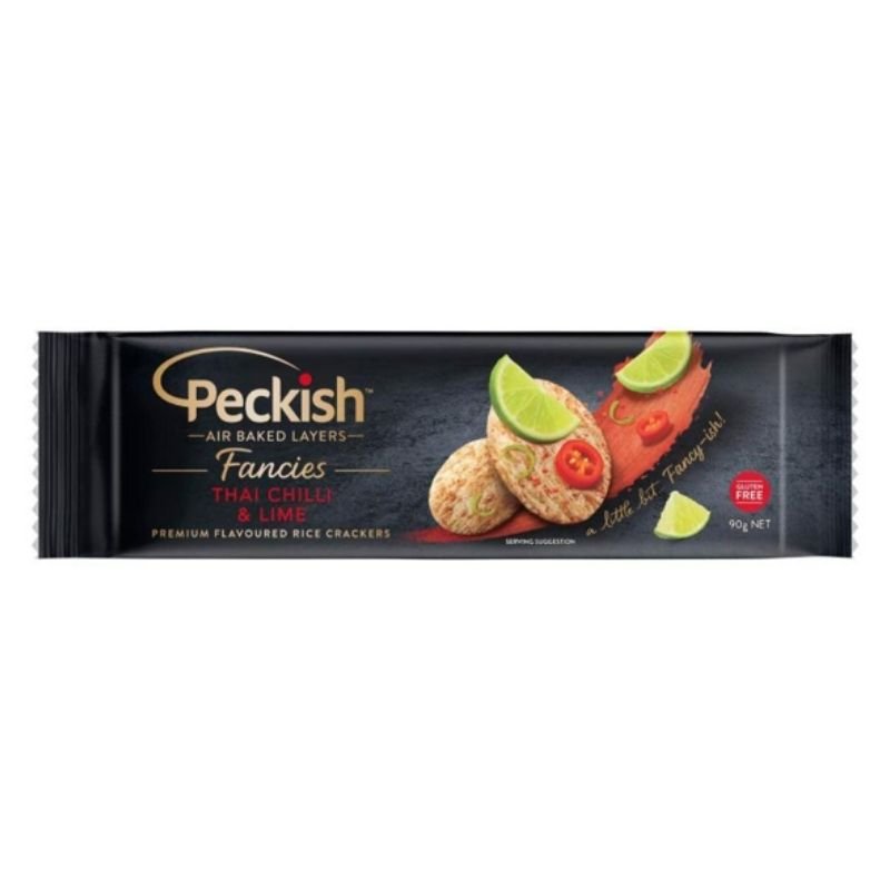 Peckish Fancies Thai Chilli & Lime Rice Crackers 90g