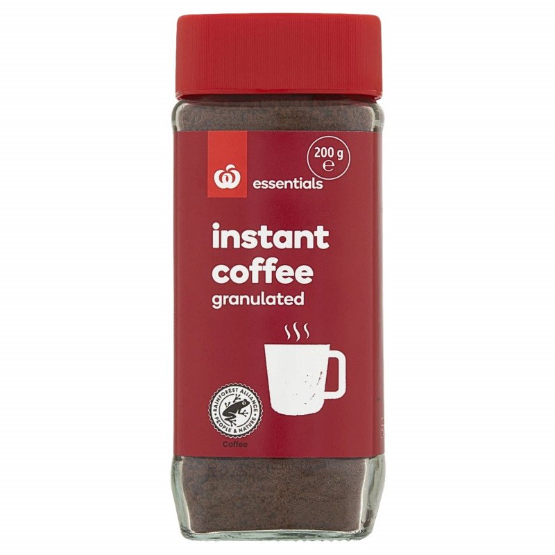 [Expiry Date: 06/06/2027] Woolworths Essentials Instant Coffee Granulated 200g