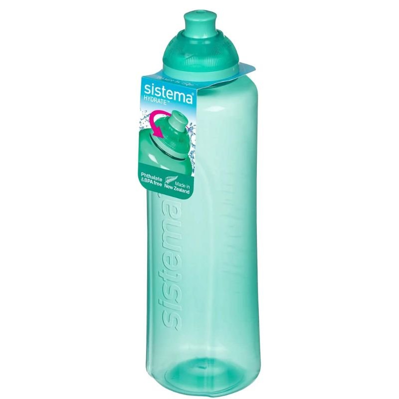 Sistema Hydrate Twist & Sip Bottle Assorted 480mL (GREEN)