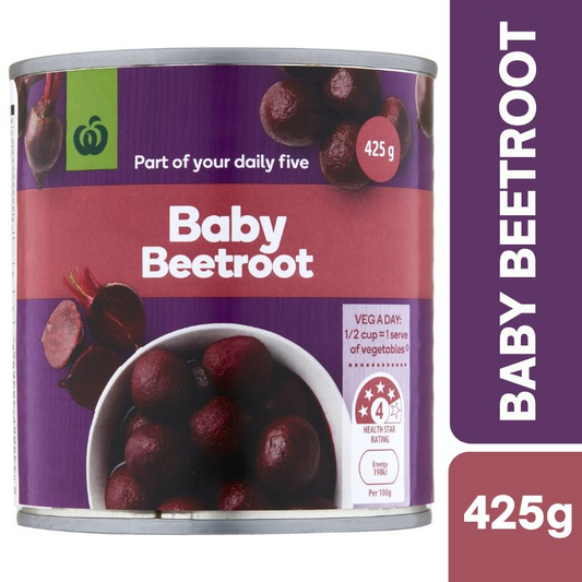 [Expiry Date : 01/07/2028] Woolworths Baby Beetroot 425g|Oz Mart