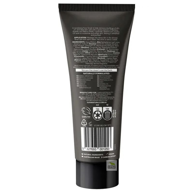 Sukin For Men Face Scrub 125mL