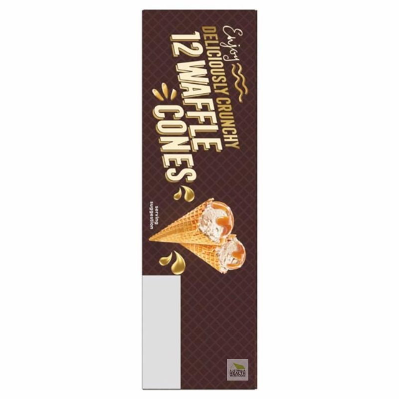 Coles Plain Waffle Cones 12 Pack