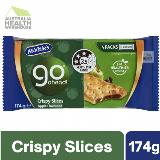 [CLEARANCE Expiry Date: 19/09/2025] McVitie’s Healthier Choice Go Ahead Biscuits Apple 4 Pack 174g