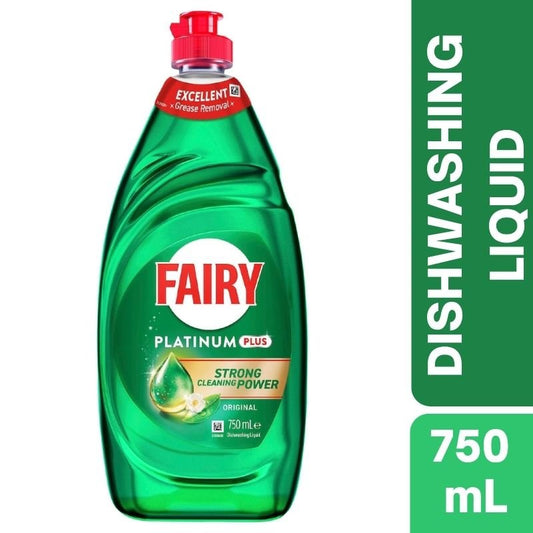 Fairy Platinum Plus Dishwashing Liquid Original 750mL