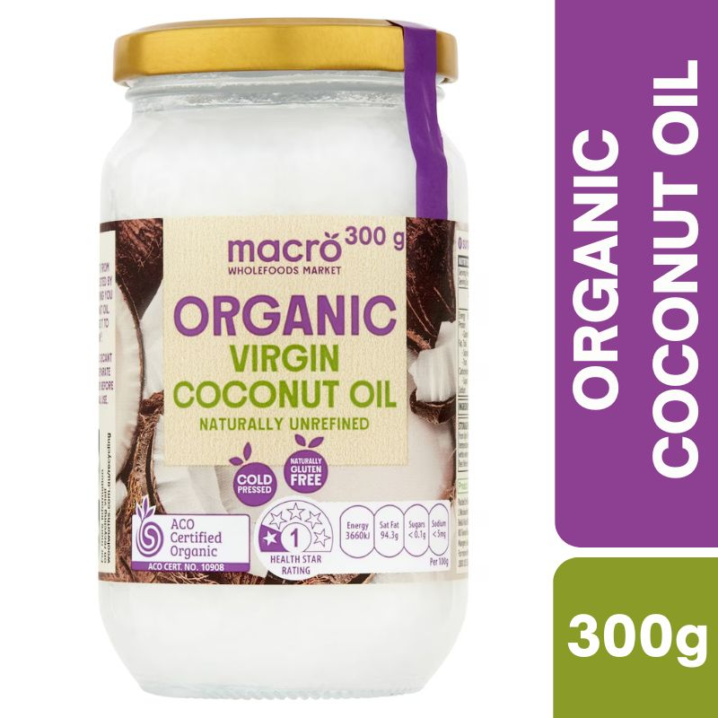 [Expiry Date: 07/09/2027] Woolworths Macro Organic Virgin Coconut Oil 300g