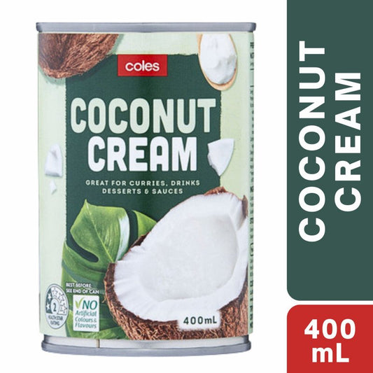 [Expiry Date: 23/12/2027] Coles Coconut Cream 400mL