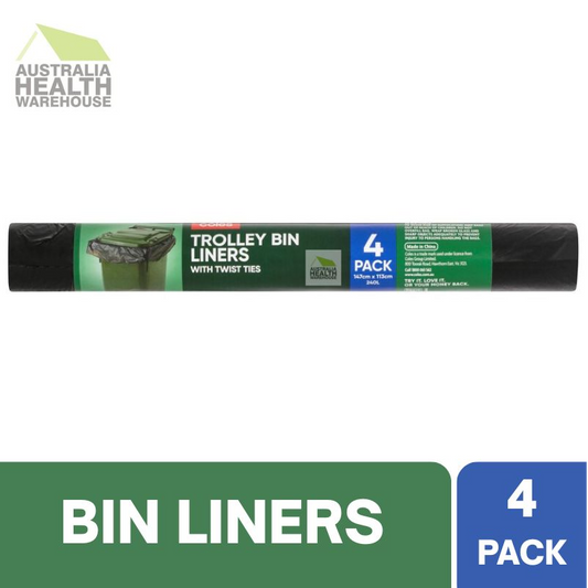Coles Trolly Bin Liners with Twist Ties 4 Pack