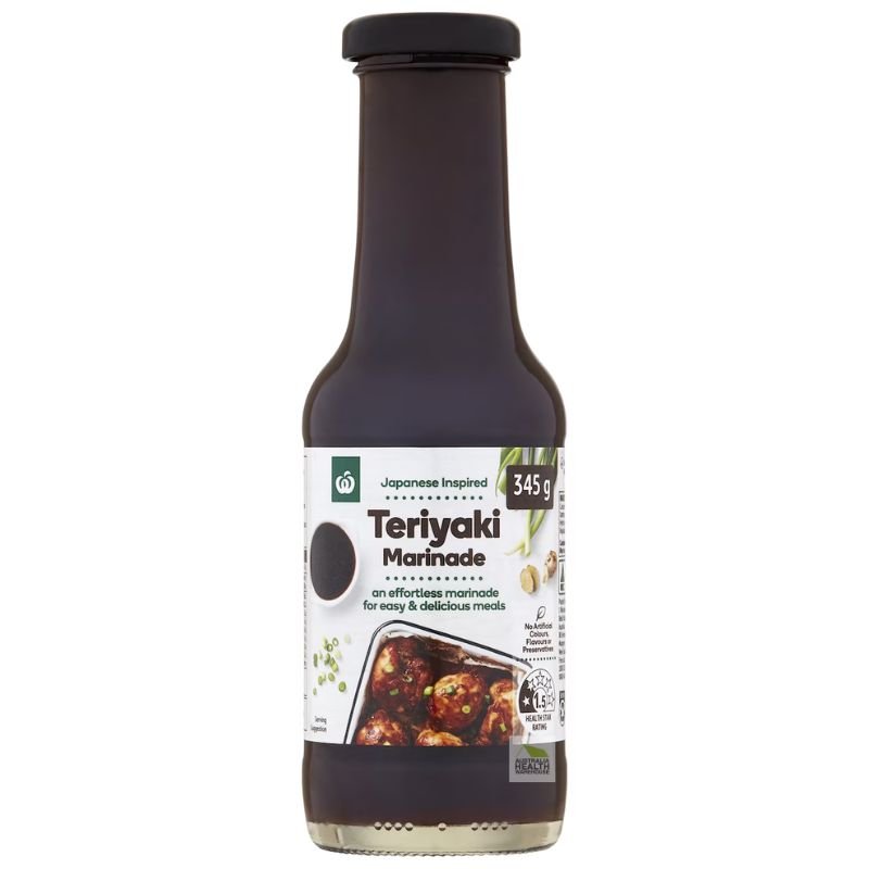 [Expiry Date: 09/09/2026] Woolworths Teriyaki Marinade 345g