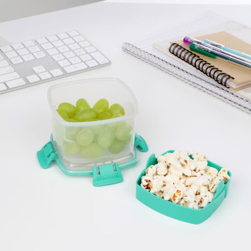 Sistema To Go Snacks Food Container 400mL (Green)