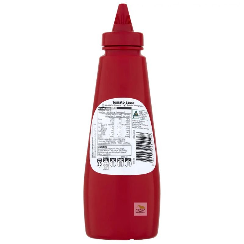 [Expiry: 04/11/2026] Woolworths Tomato Sauce 500mL