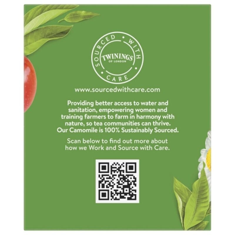 [Expiry: 04/09/2028]  Twinings Infused Camomile & Spiced Apple Tea Bags 10 pack
