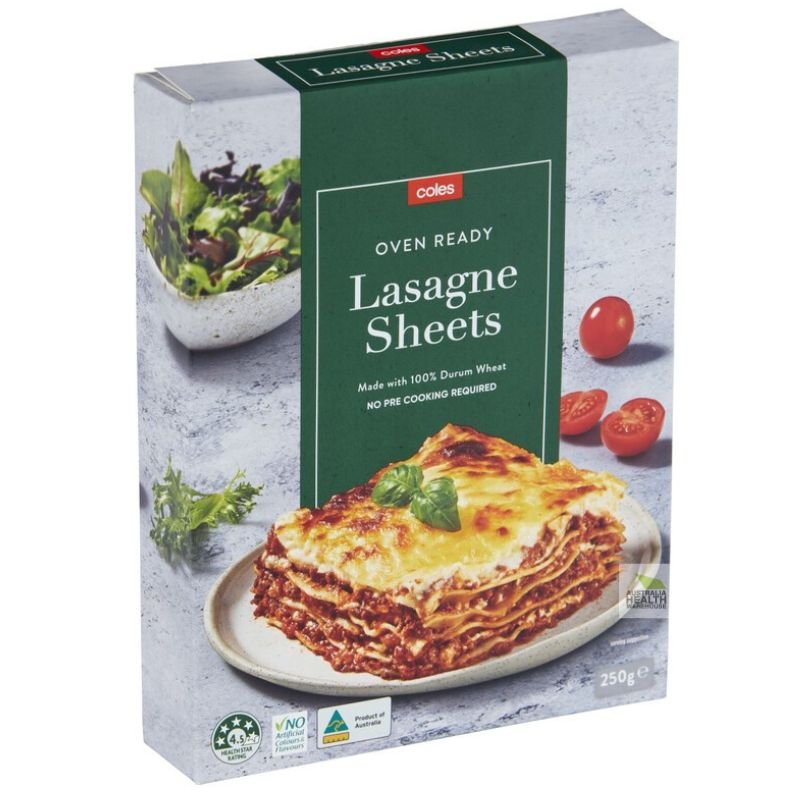 [Expiry: 02/11/2027] Coles Pasta Lasagne Sheets 250g