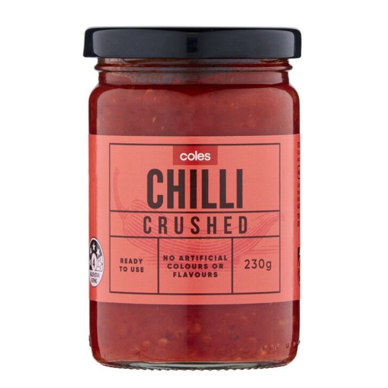 [CLEARANCE Expiry: 23/09/2024] Coles Crushed Chilli 230g