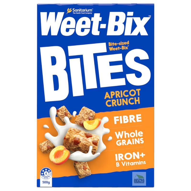 [Expiry: 03/09/2026] Sanitarium Weet-Bix Bites Apricot Breakfast Cereal 500g