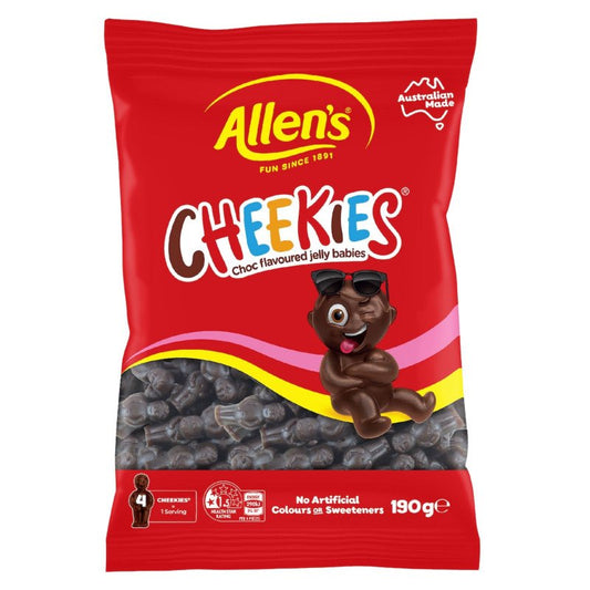 [Expiry: 06/2027] Allen's CHEEKIES Lollies 190g