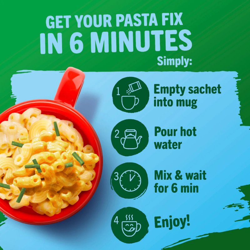 [Expiry Date: 27/08/2027] Continental Macc & Cheese Instant Pasta Snack 53g