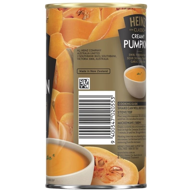 [Expiry Date: 31/07/2028] Heinz Classic Creamy Pumpkin Soup 535g