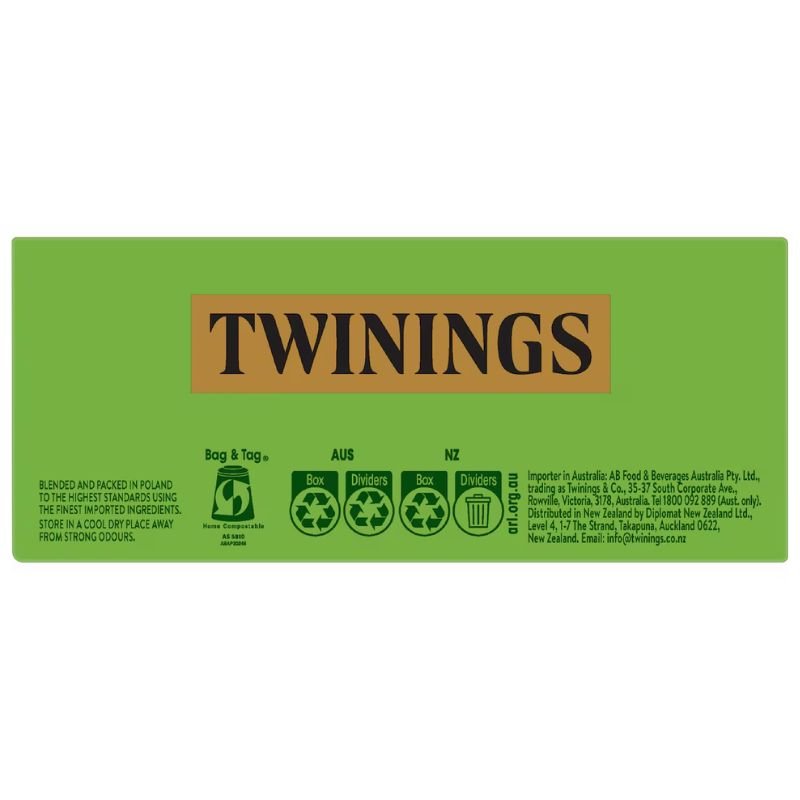 [Expiry Date: 22/12/2028] Twinings Pure Green Tea 100 Bags