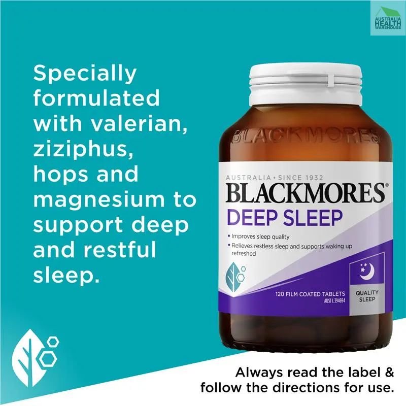 [Expiry: 05/2027] Blackmores Deep Sleep 120 Tablets