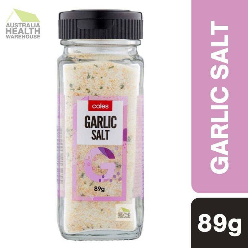 [Expiry: 08/10/2026] Coles Garlic Salt 89g