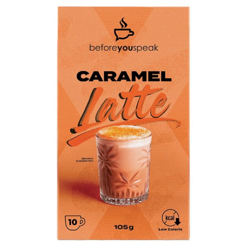 [Expiry Date: 22/05/2027] Beforeyouspeak Caramel Latte 10 Pack 105g
